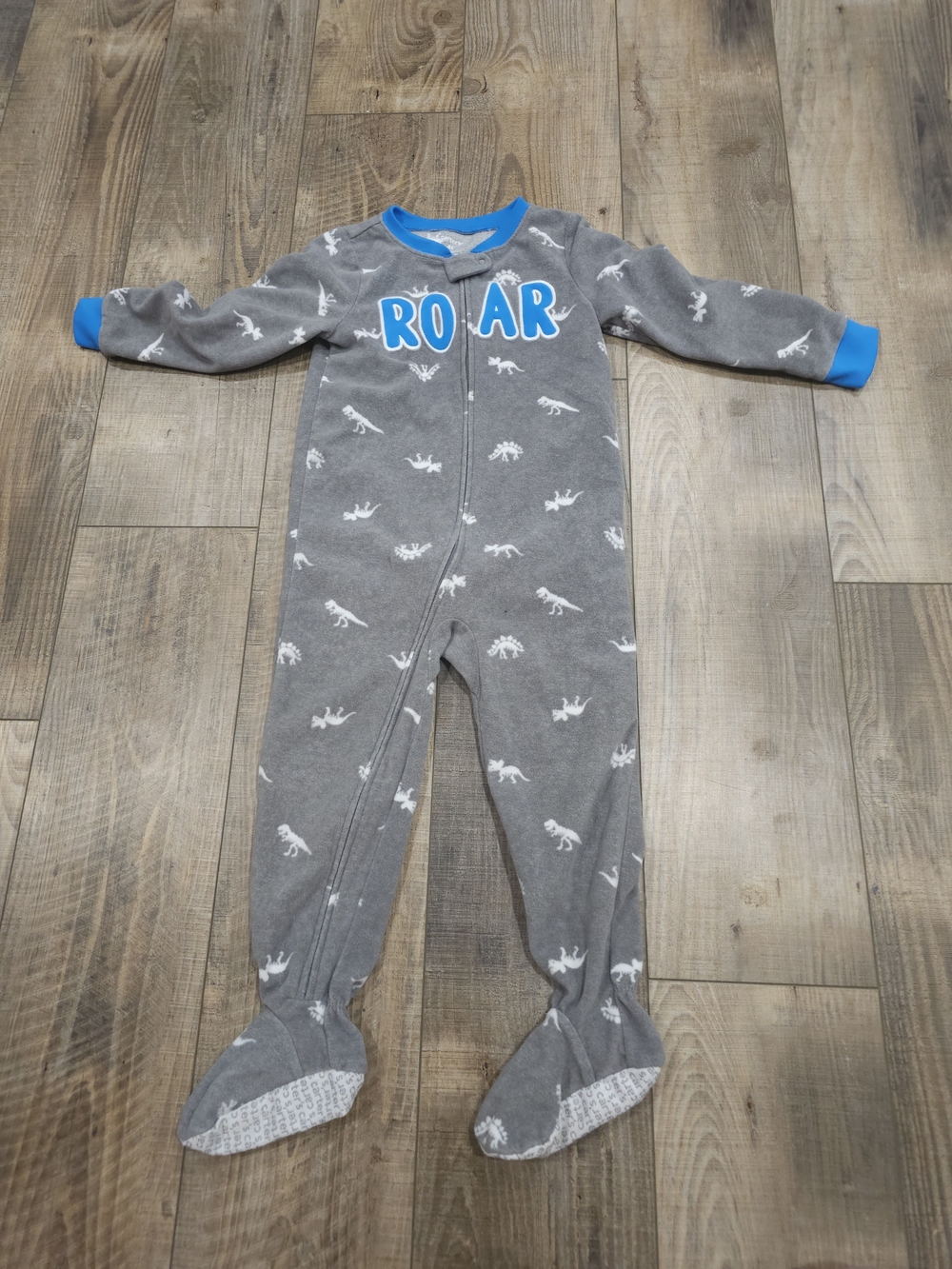 4/$10 Kids 4T Dinosaur Footie Pajamas Carters Fleece